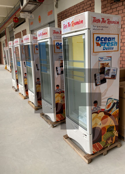 Ocean Fresh Framec 430NV Display Freezers