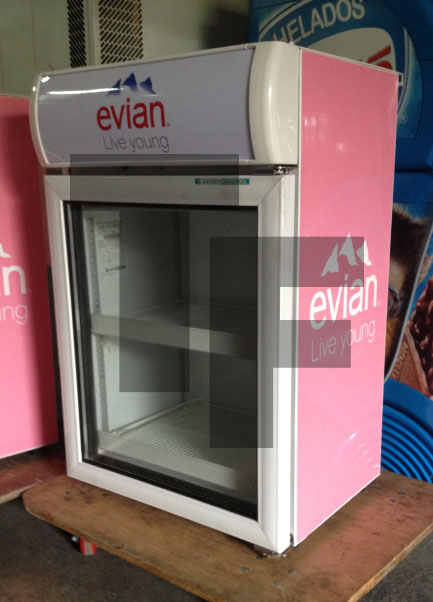 Evian Sanden Counter Top Showcase