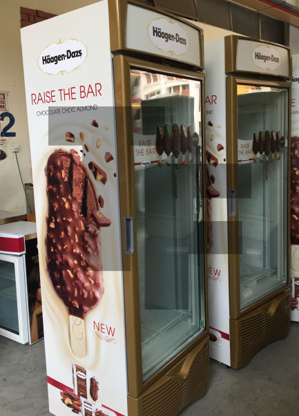 Haagen Daz Framec 430NV Display Freezer