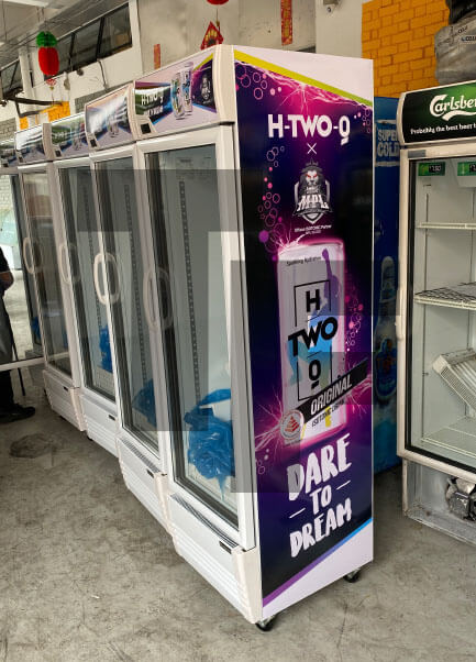 H20 Sanden Single Door Cooler