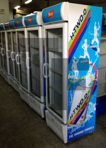 Yeo's H2O Sanden Upright Chillers