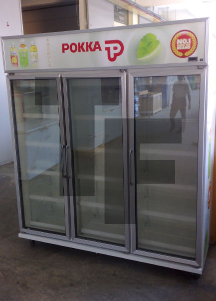 Pokka Sanden 3 Door Beverage Cooler