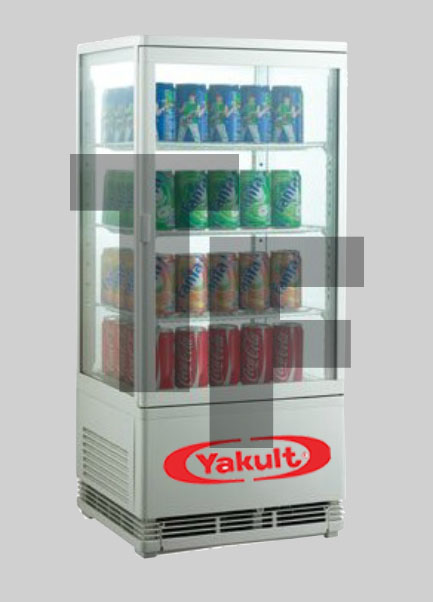 Yakult AGT 98 Counter Top 4 Side Glass Cooler