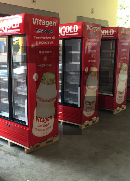 Vitagen Sanden 2 Door Sliding Cooler