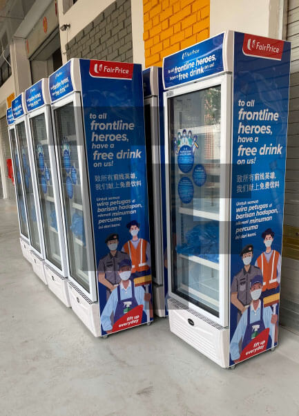NTUC Fairprice Sanden Chillers