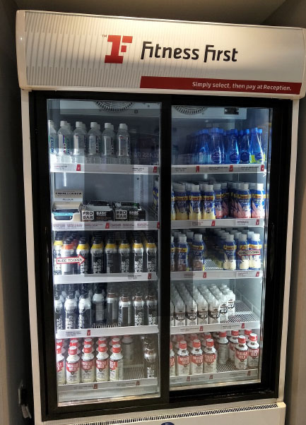 Fitness First Sanden 2 Door Sliding Cooler