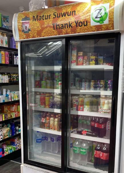 Sanden 2 Sliding Door Cooler