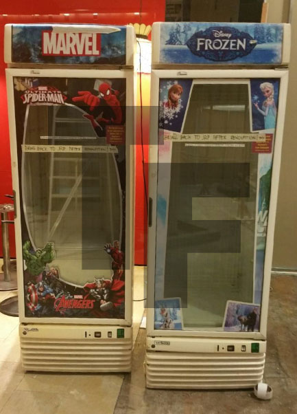Mavel Frozen Framec 430NV Display Freezer