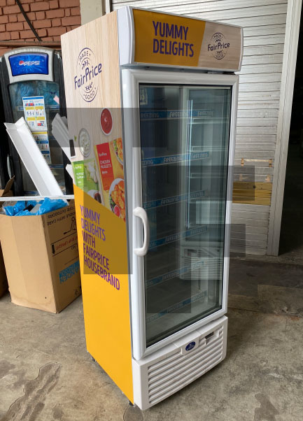 NTUC Fairprice Yummy Sanden SNR 0503 Upright Freezers