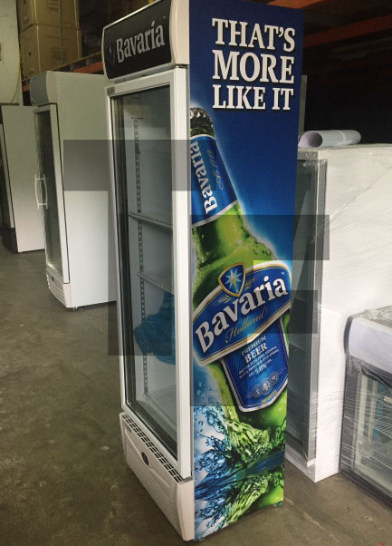 Bavaria Premium Beer Sanden Single Door Cooler