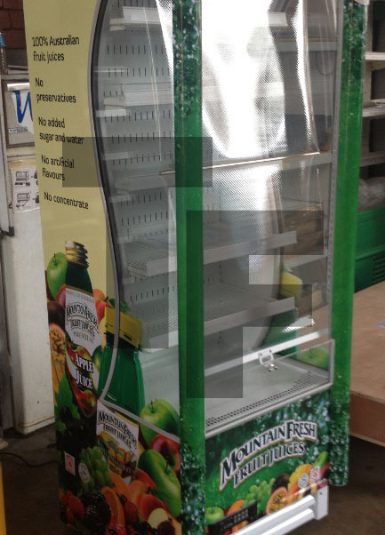 Mountain Fresh Sanden Tall Open Showcase