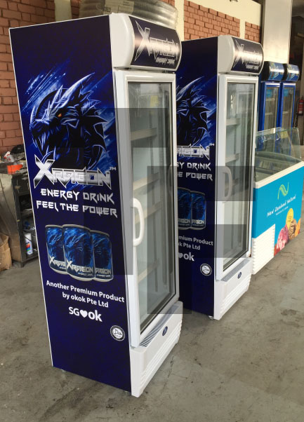 Xragon Sanden Glass Door Cooler