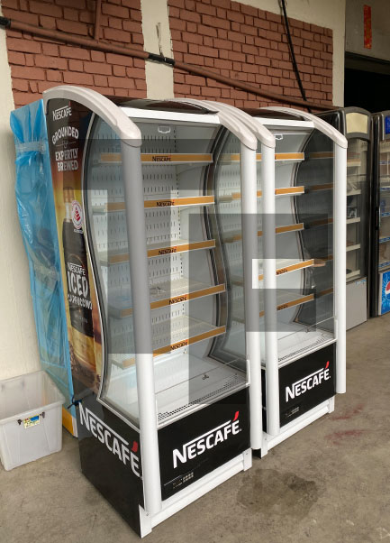 Nescafe Sanden Upright Open Showcase