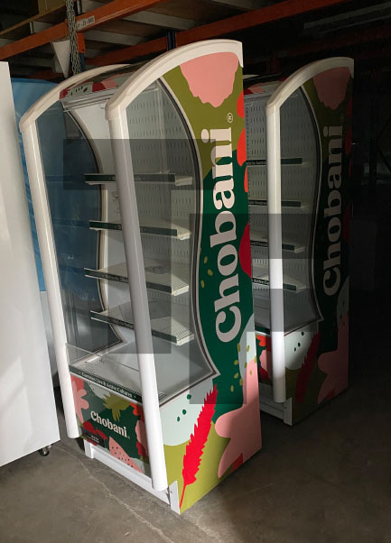 Chobani Sanden Upright Open Showcase