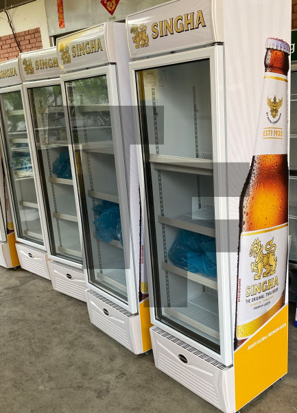 Singha Sanden Upright Chillers