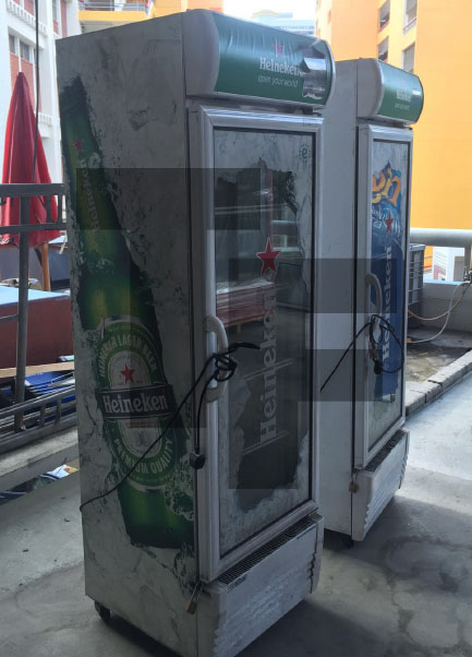 Heineken Sanden Upright Chiller