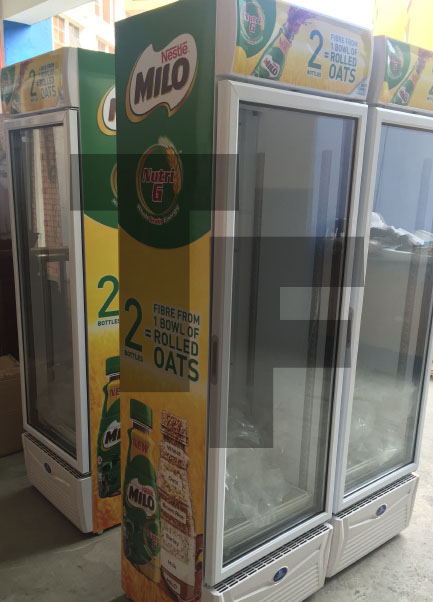Milo Oats Sanden Upright Chiller