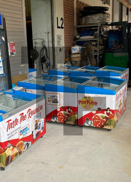 NTUC Fairprice PorKee Liebherr Inclined Freezers