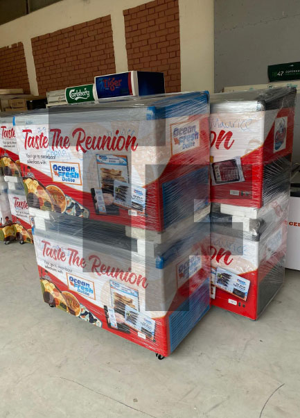 NTUC Fairprice Taste The Reunion Liebherr Sliding Glass Freezers