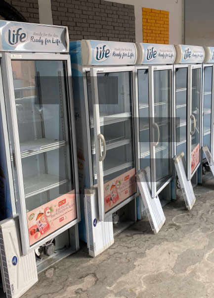 NTUC Fairprice Life Sanden Refrigerated Showcase
