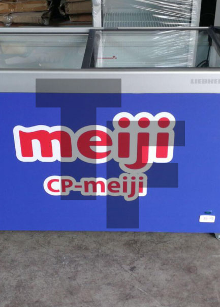 CP Meiji Liebherr Flat Sliding Glass Freezer